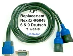 5FT Nexiq Pn 125032 Usb LINK1 6/9 Pin Deutsch Y Adapter Cable 405048 Compatible. Fixed Price $71.99.