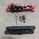 Snap-on 1206GS Square Drive Adapter Set 9-PIECE Combination With Magnetic Strip. Fixed Price $100.00.