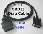 OBD2 Obdii Cable Compatible With Autel Maxiservice VAG505 OLS301 EBS301 Scanners. Fixed Price $28.80.