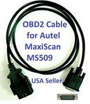 OBD2 Obdii Cable For With Autel Maxiscan MS509 Scanner Code Reader - See Note. Fixed Price $25.20.