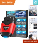 Fix Check Engine Lights Fast: 3210 Bluetooth Diagnostic Tool For Diy Mechanics. Fixed Price $81.99.