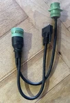 Cabletree Deutsch 9-PIN To DB15 Heavy-equipment Diagnostic Adapter. Fixed Price $7.00.