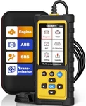 Obdmate OBD2 Scanner With Abs Srs Transmission, Reset Fault Lights Yellow. Fixed Price $202.69.