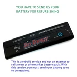 Battery Rebuild Service For Snap-on Energy SM204 11.1V EAA0354L12A. Fixed Price $180.00.