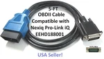 5FT Obdii OBD2 Main Adapter Cable Compatible With Nexiq Pro-link EEHD188001. Fixed Price $29.99.
