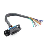New 30CM 16PIN Diagnostic Universal OBD2 Female Connector Open Cable Plug. Fixed Price $14.90.