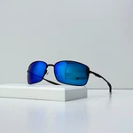 Oakley Square Wire OO4075 Black Frame Galaxy Blue Polarized Sunglasses. Fixed Price $119.00.