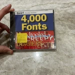 Snap! 4,000 Fonts Cd-rom Sealed Everyday Solutions 2001 Pc Software. Fixed Price $9.99.
