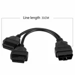 16 Pin Obd 2 Diagnostic Extender Splitter Extension To Dual Female Y Cable. Fixed Price $14.99.