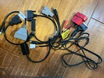 Lot Of 7 Assorted Otc Adapters Determinator Genisys Mentor Techforce. Fixed Price $64.47.
