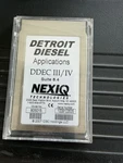 Nexiq Pro-link Detroit Diesel Ddec 3+4 Application Diagnostic Card 802115 805015. Fixed Price $339.00.