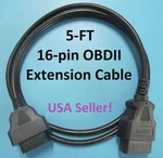 5-FT Extension Cable For Snap-on OBD2 DA4 MT2500-46 & DL-16 Obd-ii Adapter. Fixed Price $19.99.