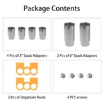 Set Of 3" 6" Pin Diameter Extensions Truck Adapters For Challenger Lift 2-POST. Fixed Price $159.00.