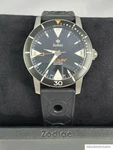 New Zodiac Super Sea Wolf Skin Diver Black Silver Automatic Watch ZO9214 Nwt Box. Fixed Price $844.98.
