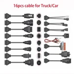 Full Set 16 Cables For Truck Car OBD2 Diagnostic Connector 8PCS. Fixed Price $107.99.