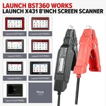 Launch BST360 Car Battery Tester Clip Diagnostic Work For X431 V/V+/PRO3S+/IOS*. Fixed Price $45.48.