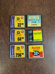 Assorted Compactflash Cf Memory Card Lot Of 6 Lexar Kodak Simple Tech Kingston. Fixed Price $35.87.