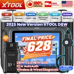 Xtool D8W V2.0 Wireless & Wired Auto Diagnostic Scanner + XV200 Endoscope. Fixed Price $648.00.