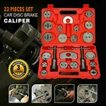 22PCS Pro Disc Brake Caliper Compressor Rewind Back Tool Piston Pad Kit Set. Fixed Price $17.99.