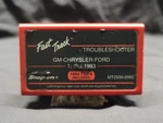 Snap-on Scanner MT2500-2993 Gm-chrys-ford Thru 1993 Fast Track Troubleshooter. Fixed Price $45.00.