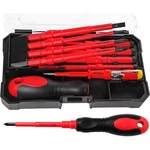 Electrician Insulated Screwdriver Set 4.92 In. Shank 7-BIT Red Hand To. Fixed Price $71.99.