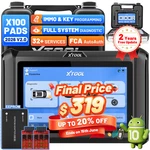 Xtool X100 Pad V2.0 Immo Key Programming Full System Diagnostic Scanner. Fixed Price $399.00.
