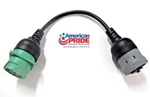 6 Pin Round Gray To 9 Green Eld Zed Garmin Rand Keeptruckin MY20 Transflo T7. Fixed Price $35.95.