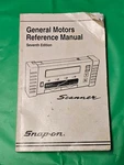 Snap-on Scanner General Motors Reference Manual Seventh Edition 7TH. Fixed Price $8.95.