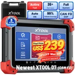 2026 Xtool D7 Bidirectional OBD2 Diagnostic Scanner Full System 36+SERVICES. Fixed Price $299.00.