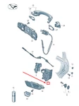 Genuine Vw Golf Sportsvan Am Rear Left Door Lock 5K4839015AF New Oem. Fixed Price $467.87.