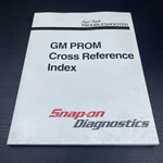 Snap-on Scanner Gm Prom Cross Reference Index Manual MT2500-2988. Fixed Price $12.99.