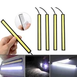 4PCS White Led Strip Drl Daytime Running Lights Fog Cob Car Lamp 12V Waterproof. Fixed Price $8.99.
