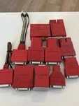 Snap-on EAA0355 Red Diagnostic Scanner Adapter Lot 11PC. Fixed Price $129.99.