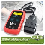 Compact OBD2 Code Reader For Lotus Diagnostic Scanner Engine Light. Fixed Price $40.82.