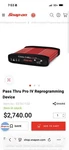 Snap On Pass Thru 4 Programmer. Fixed Price $1459.11.