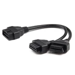 1FT 16 Pin OBD2 Ii Splitter Adapter Cable To Dual Female Ports Y. Fixed Price $12.32.