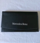 Genuine Mercedes-benz Leather Owner's Manual Document Wallet Pouch A0005851200. Fixed Price $23.00.