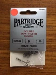Partridge Of Redditch GRSQ2 Double Low Water Hook. Fixed Price $10.00.