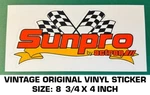 Sunpro By Actron Test Equipment-vintage Original Vinyl Decal Sticker-automotive. Fixed Price $10.13.
