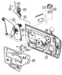 Genuine Mopar Front Door Latch Right 4589602AE. Fixed Price $169.92.