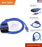 Diagnostic Cable Usb For V-w, Au-di, S-koda And Seat, Car Ecu Scanner Cab.... Fixed Price $26.09.