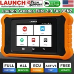 2026 Launch X431 Elite 2.0 For Mercedes-benz OBD2 Scanner Car Diagnostic Tool. Fixed Price $139.92.