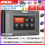 Ancel HD3200 Heavy Duty Truck Dpf Oil Reset Scanner All System Diagnostic Tool. Fixed Price $399.99.