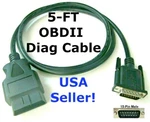 OBD2 Obdii Cable For Cen-tech Code Scanner Tool 60693 60694 60794 62119 62120. Fixed Price $26.99.