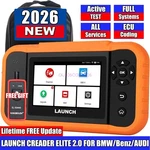 Launch Creader Elite 2.0 For Bba OBD2 Car Diagnostic Tools Scanner Active Test. Fixed Price $159.00.