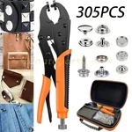 305PCS Heavy Duty Snap Fastener Kit - Adjustable Setter Tool For Tarps. Fixed Price $20.99.