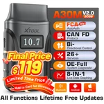 Xtool A30M V2.0 Wireless OBD2 Scanner Bidirectional Full System Diagnostic. Fixed Price $129.00.