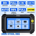Xtool D6S OBD2 Scanner Code Reader Full System Car Diagnostic Free Update. Fixed Price $229.00.