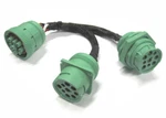 Green Pin Deutsch Type 2 J1939 Splitter Truck Gps Freightliner Ws Ken Eld DB9P. Fixed Price $18.91.