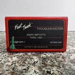 Snap-on MT2500-2491 Fast Track Troubleshooter Cartridge Asian Imports Thru 1991. Fixed Price $29.99.